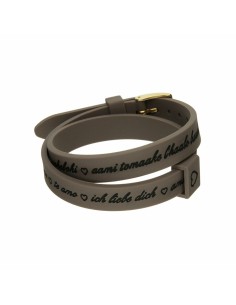 Ladies' Bracelet il mezzometro I LOVE YOU GOLD - BRACCIALE IN SILICONE/SILICONE BRACELET