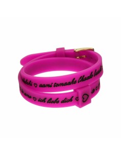 Ladies' Bracelet il mezzometro I LOVE YOU GOLD - BRACCIALE IN SILICONE/SILICONE BRACELET