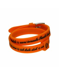 Ladies' Bracelet il mezzometro I LOVE YOU SILVER - SILICONE BRACELET