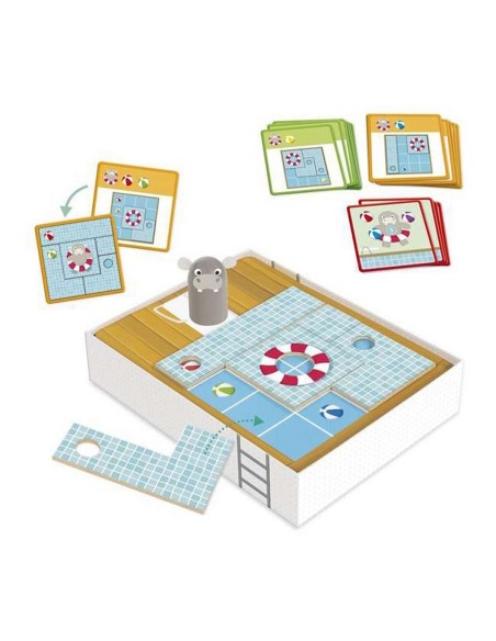 Educational Game Goula Hippo's Pool 36 Pieces