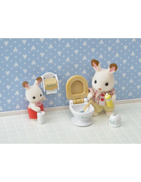 Dolls House Accessories Sylvanian Families Bathroom
