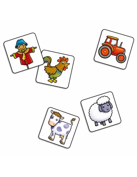 Educational Game Orchard Old Macdonald Lotto (FR)