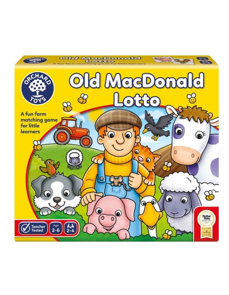 Educational Game Orchard Old Macdonald Lotto (FR)
