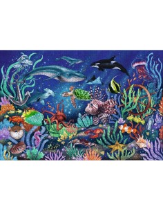 Puzzle Ravensburger Colorful Marine World 00017515 500 Pieces 2