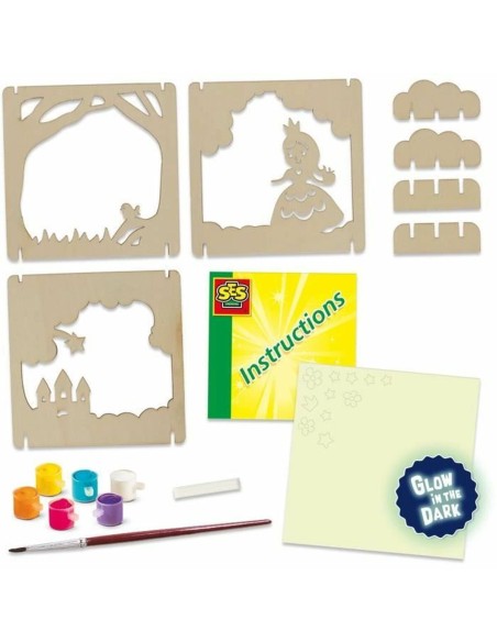 Drawing Set SES Creative glows in the dark