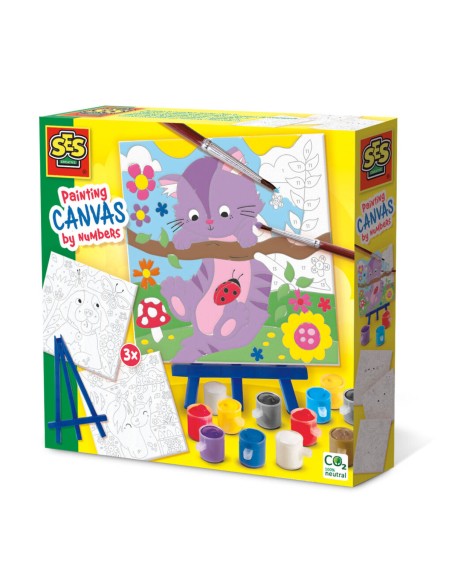 Drawing Set SES Creative Paint by number on canvas