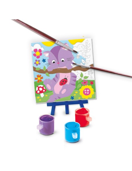 Drawing Set SES Creative Paint by number on canvas