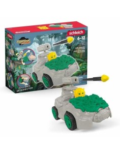 Playset Schleich Jungle Crashmobile with Mini Creature 17 Pieces