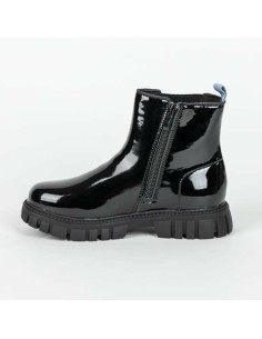 Kids Casual Boots Stitch Black 2