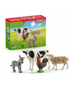 Set of Farm Animals Schleich 42385 Farm World PVC Plastic