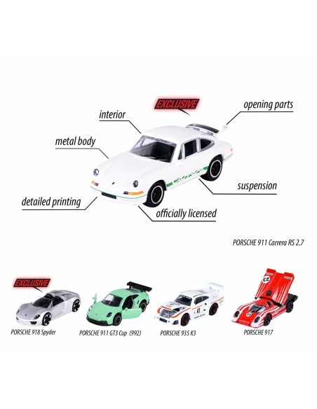 Racing car Majorette Porsche Edition