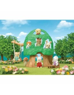 Action Figure Sylvanian Families The Hut and Baby Ecureuil Roux