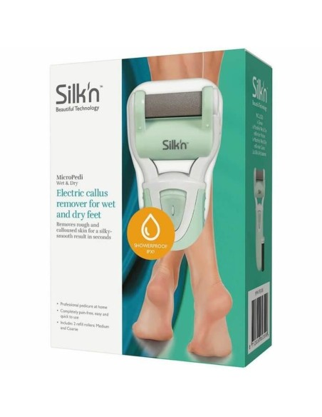 Electric Callus Remover Silk´n MicroPedi Wet & Dry Green