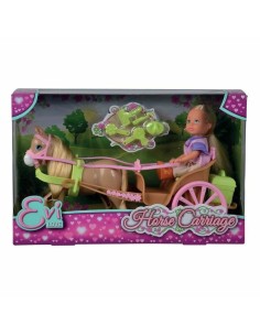 Baby doll Simba Evi Love Horse Carriage