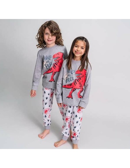 Children's Pyjama Jurassic Park Grey