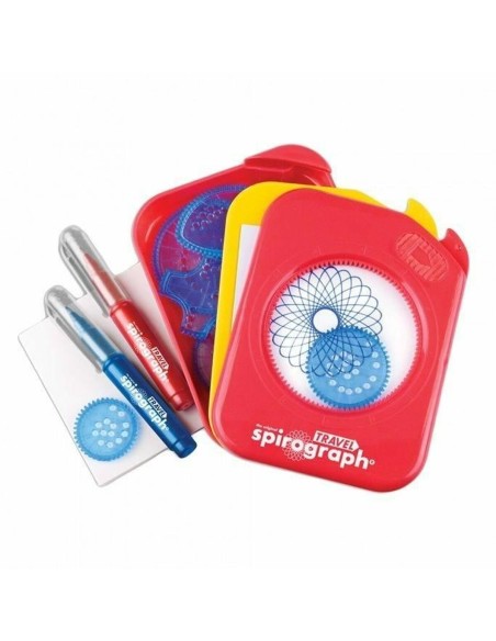 Drawing Set Spirograph Silverlit travel Multicolour 10 Pieces