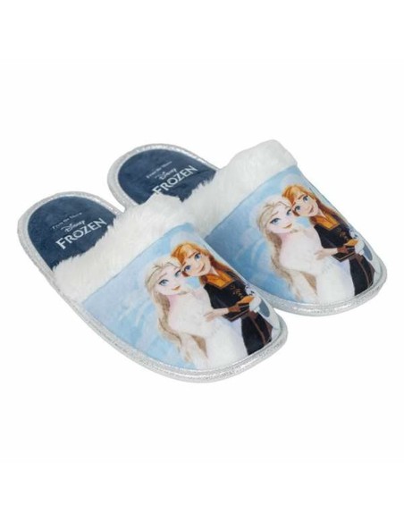 House Slippers Frozen Blue