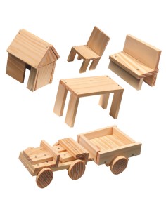 Playset SES Creative Joinery Workshop 57 Pieces 2