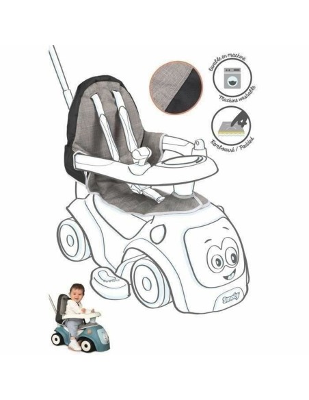 Tricycle Smoby Grey
