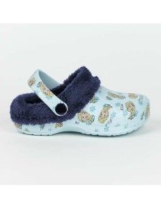 House Slippers Frozen Light Blue 2