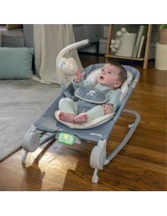 Baby Hammock Ingenuity Happy Belly Grey 2