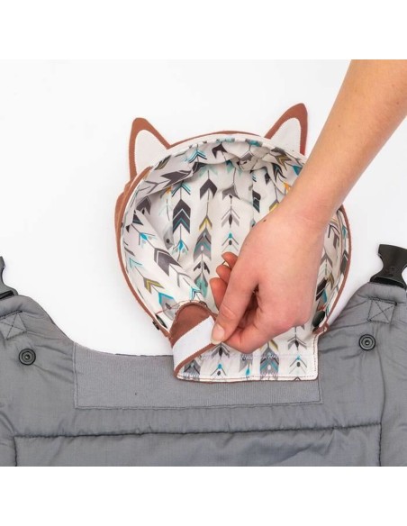 Baby Carrier Backpack Infantino Cuddle Up Fox + 6 Months + 0 Months