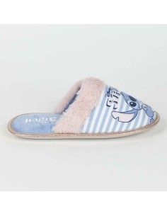 House Slippers Stitch Blue 2