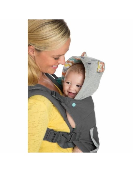 Baby Carrier Backpack Infantino Cuddle Up Bear Grey + 0 Years + 0 Months