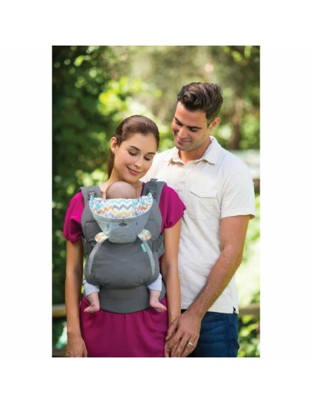 Baby Carrier Backpack Infantino Cuddle Up Bear Grey + 0 Years + 0 Months