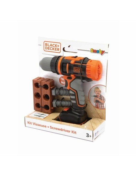 Toy drill Smoby Black + Decker