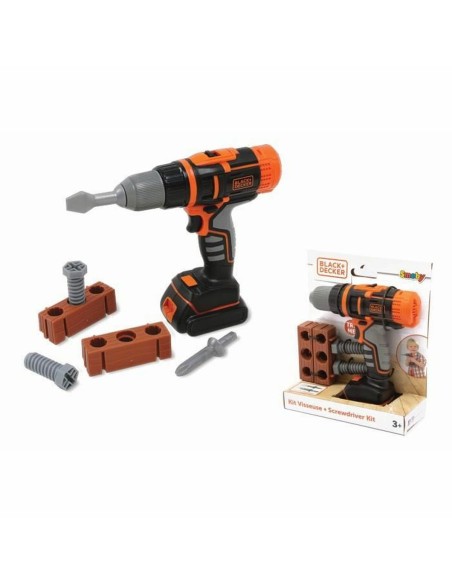 Toy drill Smoby Black + Decker