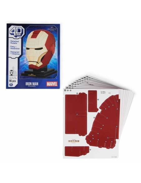 Construction set Marvel Iron Man 96 Pieces 24,6 x 19 x 30 cm Multicolour