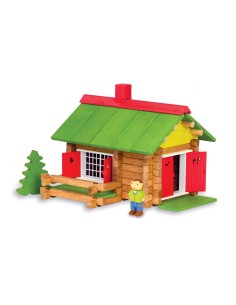 Action Figures Jeujura My Wooden Chalet  100 Pieces Playset