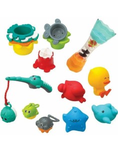 Set of Bath Toys Infantino Bath Set 17 Pieces underwater