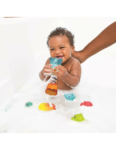 Set of Bath Toys Infantino Bath Set 17 Pieces underwater