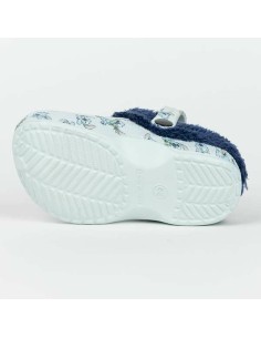 House Slippers Stitch Light Blue 2