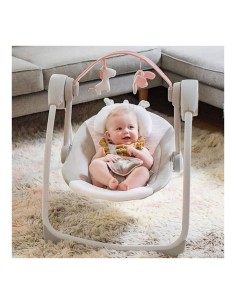 Rocking Chair Ingenuity Compact Swing - Flora Light Pink 2