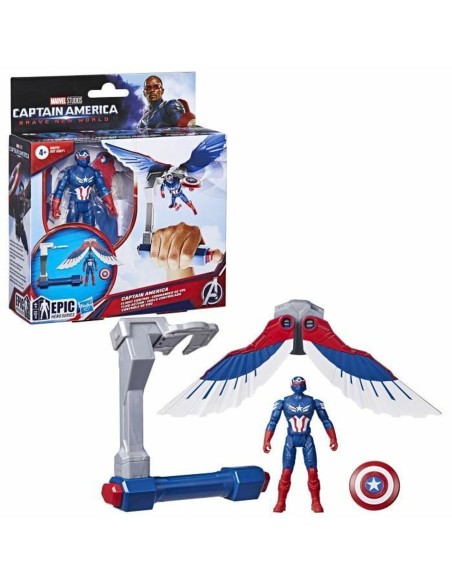 Jointed Figure Hasbro Capitán América: Un mundo feliz