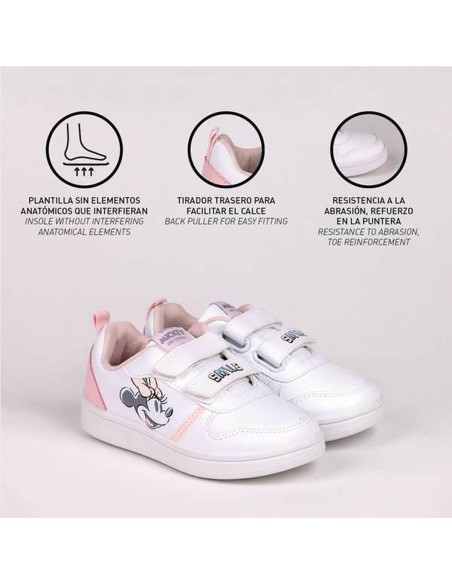 Sports Shoes for Kids Minnie Mouse White