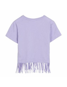 Child's Short Sleeve T-Shirt Minnie Mouse Purple 2