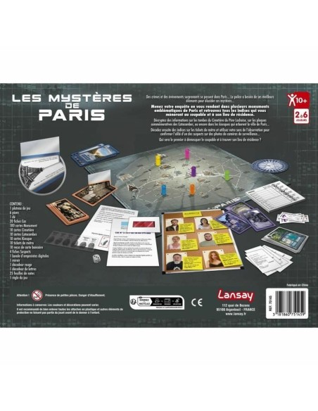 Board game Lansay Les Mystères De Paris (FR)