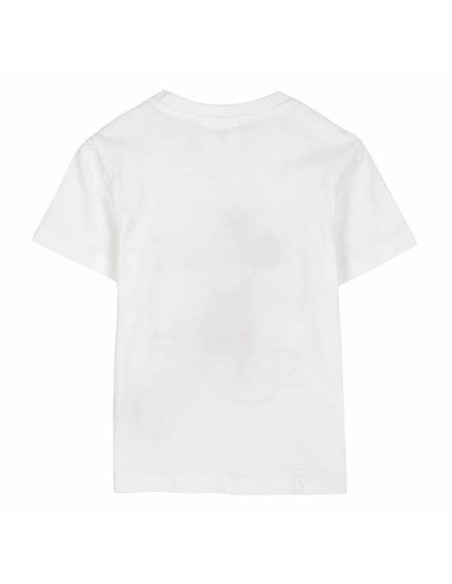 Child's Short Sleeve T-Shirt Mickey Mouse White