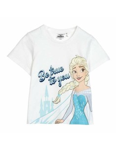 Child's Short Sleeve T-Shirt Frozen White