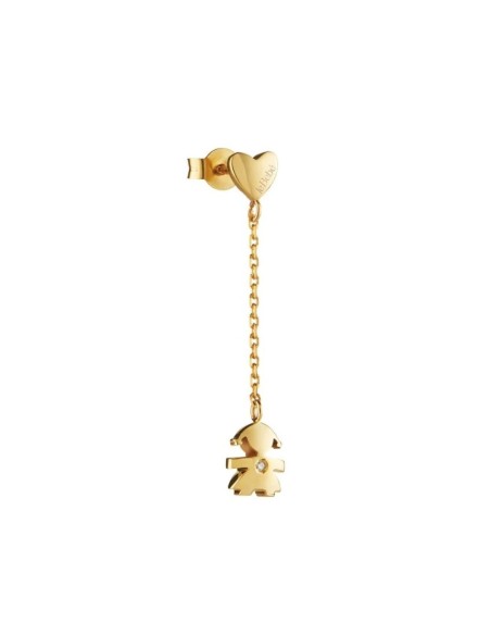 Ladies' Earrings leBebe LBB713 9 Carat Gold Golden
