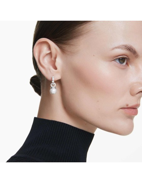Ladies' Earrings Swarovski 5691716 Silver