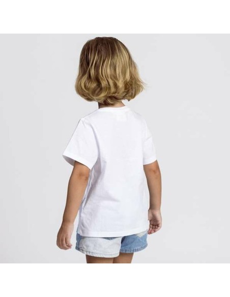 Child's Short Sleeve T-Shirt Frozen White