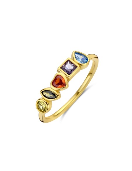 Ladies' Ring New Bling 9NB-1572-56 16 Golden