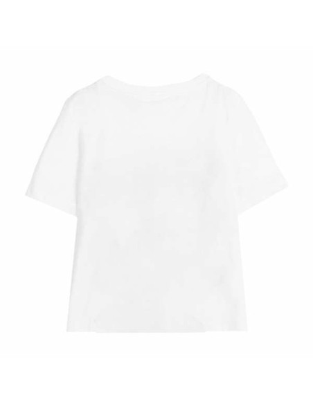 Child's Short Sleeve T-Shirt Stitch White