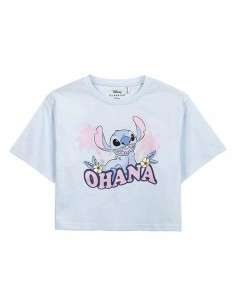 Child's Short Sleeve T-Shirt Stitch Purple Light Pink