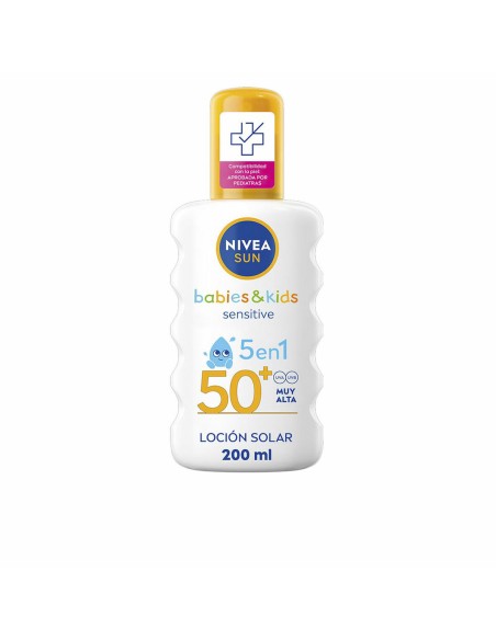 Sunscreen for Children Nivea SUN BABIES&KIDS Spf 50+ 200 ml